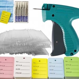 Teal Tagging Gun Set with Multi-Color Labels